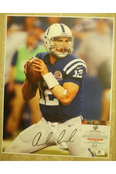 Andrew Luck Signed 11x14 Photo Autographed GA GAI Colts Stanford