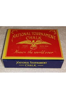 National Tournament Chalk Vintage Billiards Pool box of 12 Cubes New In Box