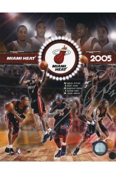 Dwyane Wade Shaquille O'Neal 8x10 Photo Signed Autographed Authenticated COA