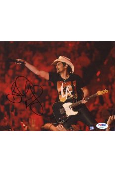 Brad Paisley 8x10 Photo Signed Autographed Auto PSA DNA Country Music Superstar