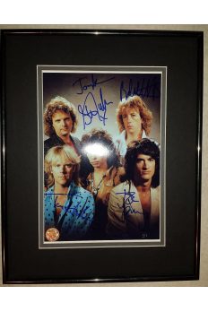 Aerosmith StephenTyler JoePerry x5 8x10 Signed Autographed Framed Band