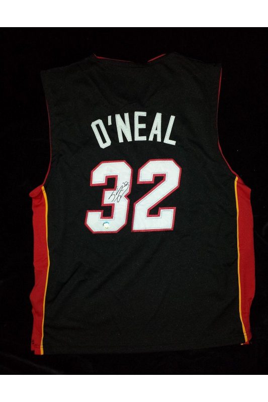 Shaquille O'Neal Signed Autographed Jersey Reebok Team Apparel 54 GFA Heat