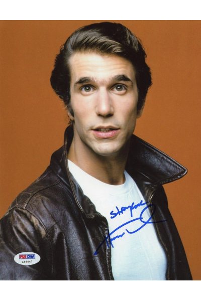 Fonzie Happy Days 8x10" Various Quotes Signed by Henry Winkler 100% With COA 