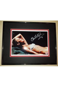 Olivia Newton John 8x10 Signed Autographed Framed Bikini