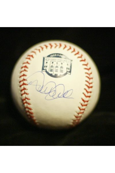 Derek Jeter Signed Baseball Autographed Steiner Yankee Stadium Final Season