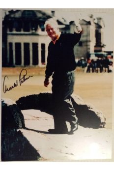 Arnold Palmer Signed 9x12 Photo 1995 British Open Final Swilcan Bridge