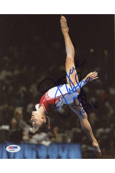 Jaycie Phelps 8x10 Photo Signed Autographed Auto PSA DNA Olympc gymnist 96 Gold