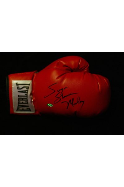 Sugar Shane Mosley Signed Boxing Glove Autographed Leaf Red Everlast