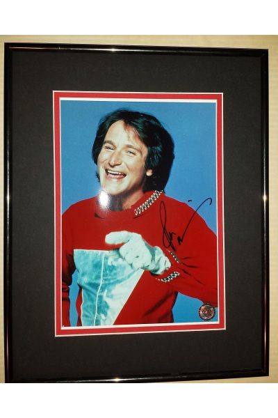 Robin Williams 8x10 Signed Autographed Framed Mork Mindy