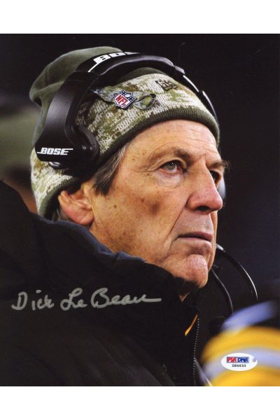 Dick LeBeau 8x10 Photo Signed Autographed Auto PSA DNA COA Steelers Lions