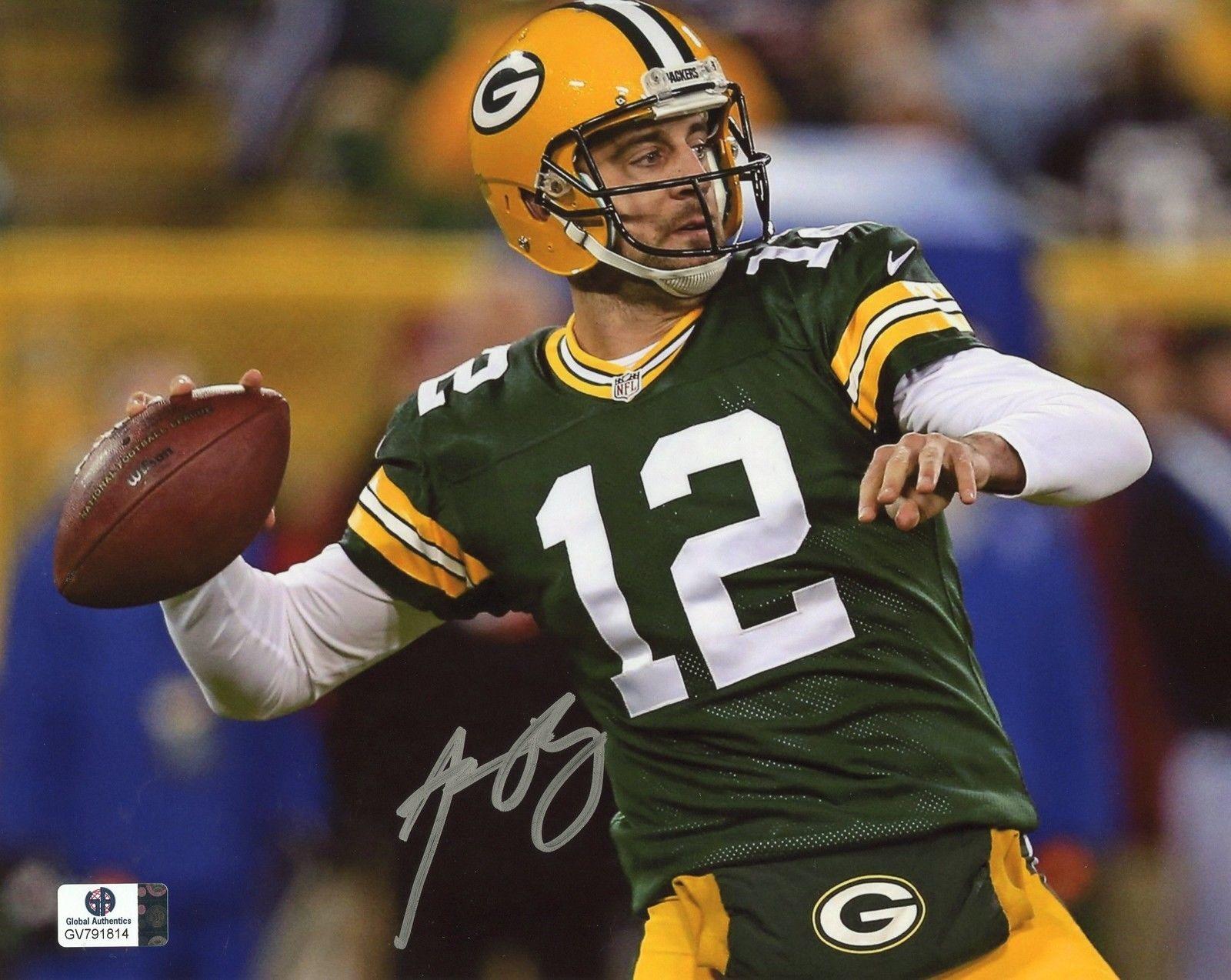 Aaron Rodgers Signed 8x10 Photo Autographed Auto GA GAI COA Packers Cal