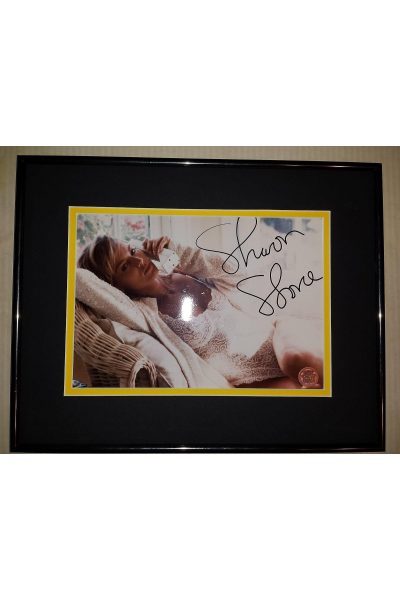 Sharon Stone 8x10 Signed Autographed Framed Sexy