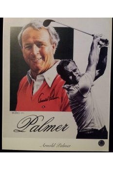 Arnold Palmer Signed 13x17 Lithograph Tim Cortes