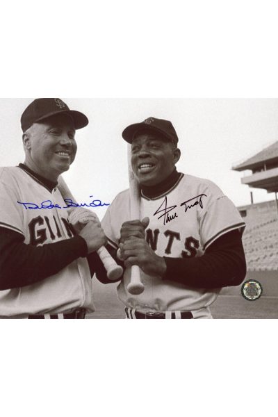 Willie Mays Duke Snider Signed 8x10 Photo Autographed