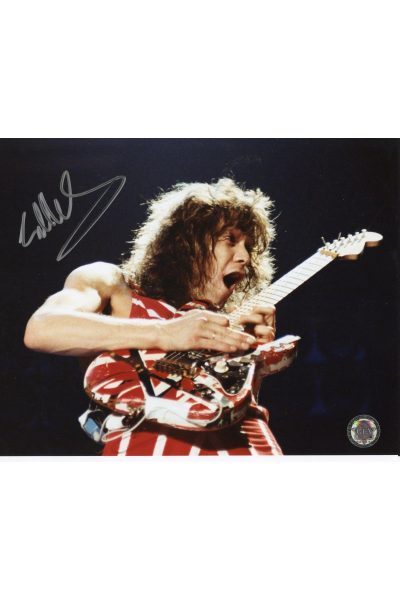 Eddie Van Halen 8x10 Signed Autographed Eruption