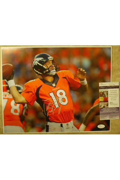 Peyton Manning 11x14 Photo Signed Autographed Auto JSA COA Colts Broncos