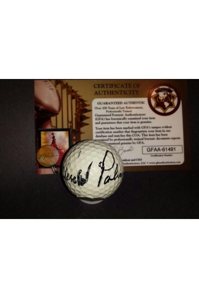 Arnold Palmer Signed Golf Ball Titleist Autographed Arnie