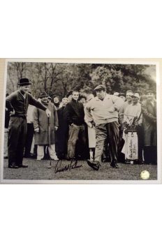 Arnold Palmer Signed 11x14 Photo Jackie Gleason 1961 Shawnee Valley Country Club