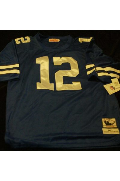Roger Staubach Signed Autographed Jersey Mitchell and Ness 52 1971 ...