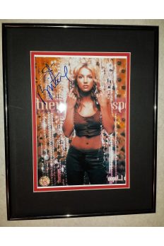 Britney Spears 8x10 Signed Autographed Framed Sexy