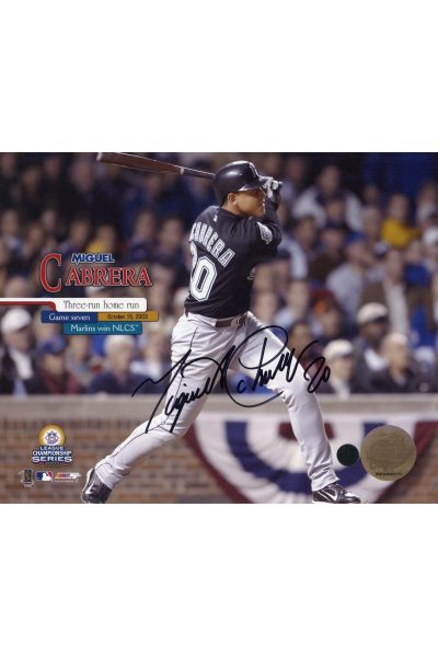 Miguel Cabrera 8x10 Photo Signed Autographed Authenticated COA Triple Crown