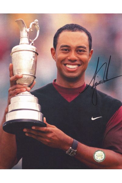 Tiger Woods Signed 8x10 Photo Autographed St Andrews