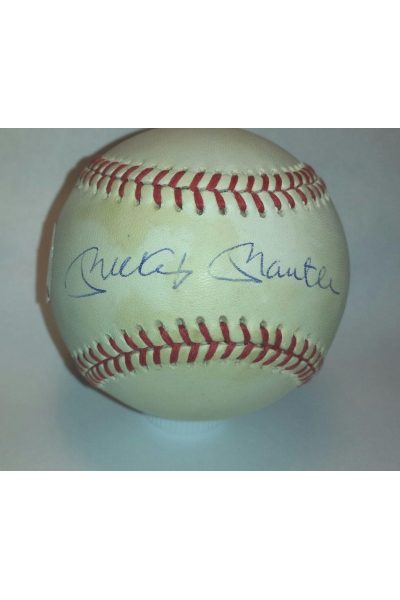 Mickey Mantle Signed Officla ML Baseball Autographed