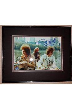 Cream 8x10 Signed Autographed Framed Eric Clapton Jack Bruce Ginger Baker