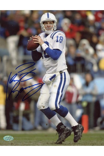 Peyton Manning 8x10 Photo Signed Autographed Auto COA Mounted Memories Colts