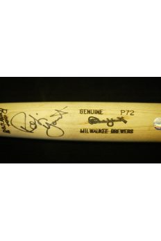 Robin Yount Bat Signed Autographed Game Model Baseball
