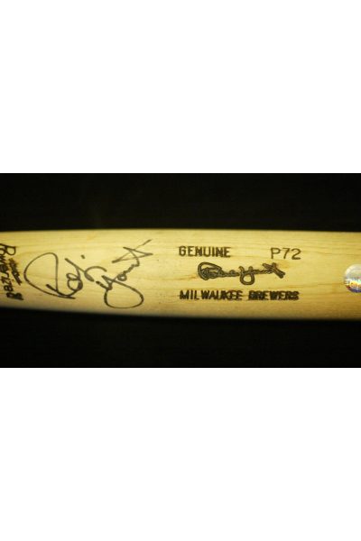 Robin Yount Bat Signed Autographed Game Model Baseball