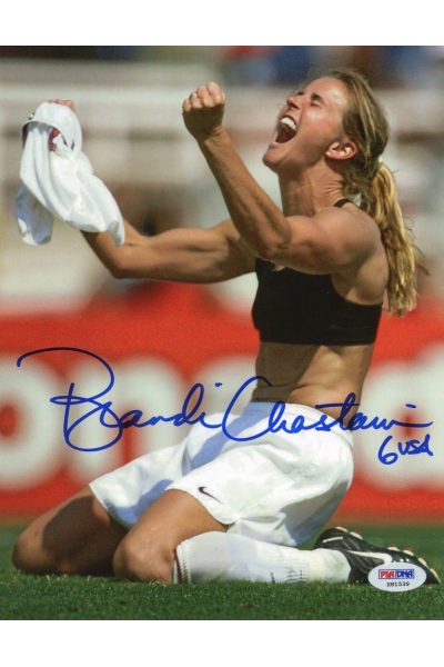 Brandi Chastain 8x10 Photo Signed Autographed Auto PSA DNA COA World Cup Soccer