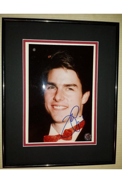 Tom Cruise 8x10 Signed Autographed Framed