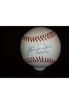 Fergie Jenkins Signed Offical Baseball Autographed Auto Steiner HOF 91 Inscribed