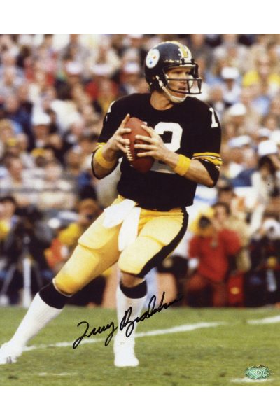Terry Bradshaw Signed 8x10 Photo Mounted Memories Autographed Steelers HOF
