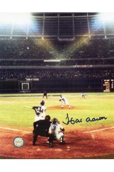 Hank Aaron Signed 8x10 Photo Autographed 715th Homerun