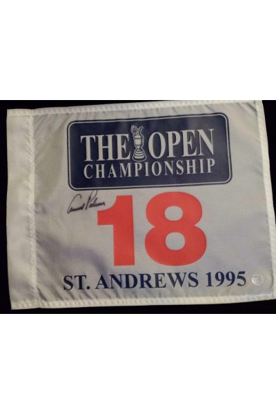 Arnold Palmer Signed 1995 St. Andrews Flag Autographed