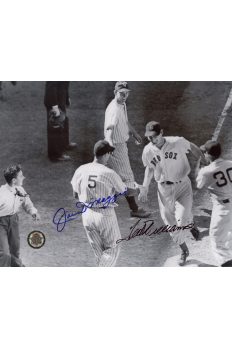 Joe DiMaggio Ted Williams Signed 8x10 Photo Autographed All-star game 1941