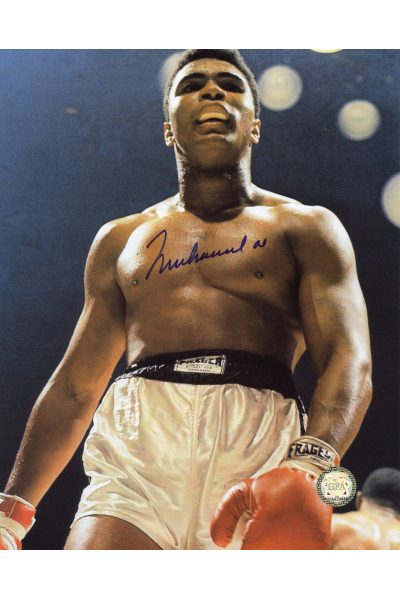 Muhammad Ali Signed 8x10 Photo Autographed Floyd Patterson Fight