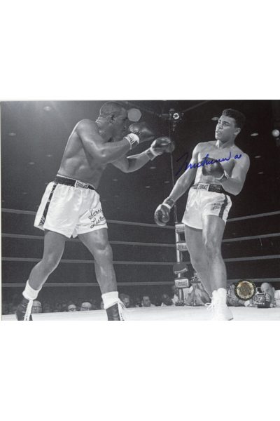 Muhammad Ali Signed 8x10 Photo Autographed Sonny Liston Fight