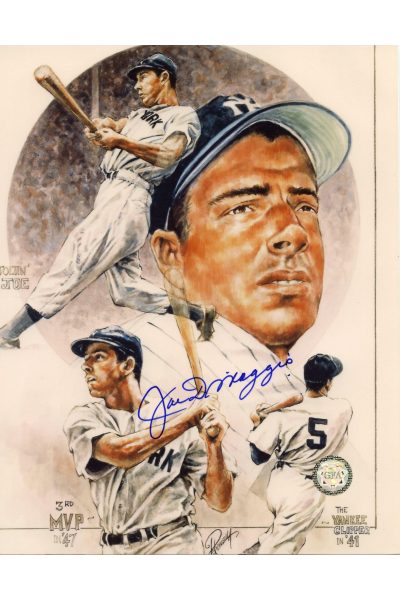 Joe DiMaggio Signed 8x10 Photo Autographed Yankee Clipper 1941