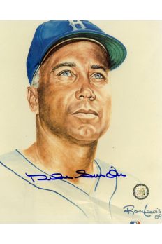 Duke Snider Signed 8x10 Photo Autographed Ron Lewis Brooklyn Dodgers
