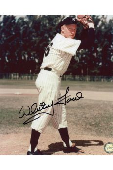 Whitey Ford Signed 8x10 Photo Autographed Posed on the Mound