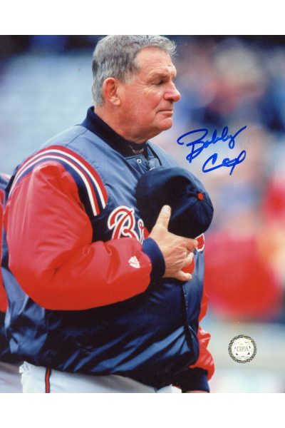 Bobby Cox Signed 8x10 Photo Autographed Manager Atlanta Braves