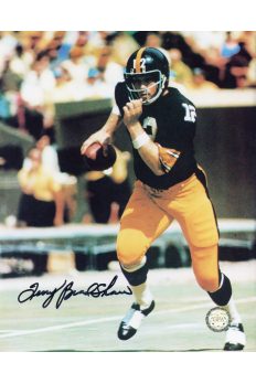 Terry Bradshaw Signed 8x10 Photo Autographed Steelers Scrambling