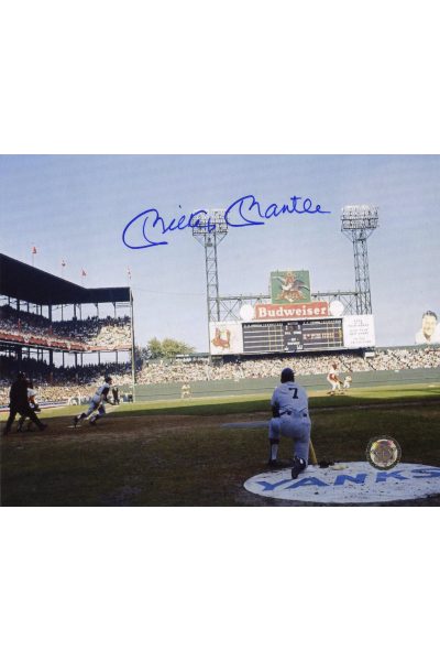 Mickey Mantle Signed 8x10 Photo Autographed 1964 World Series Roger maris Batting