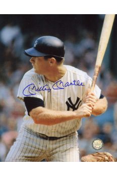 Mickey Mantle Signed 8x10 Photo Autographed Batting