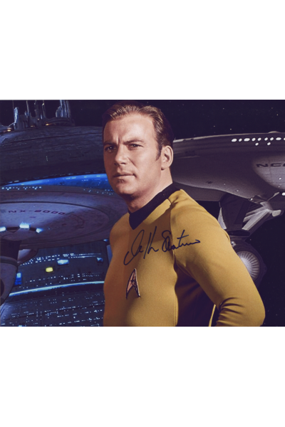 William Shatner 8x10 Signed COA Star Trek AutographCapt Kirk