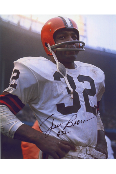Jim Brown 8x10 Signed Autograph COA Browns