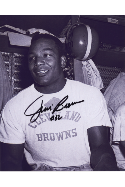 Jim Brown 8x10 Signed Autograph COA Browns